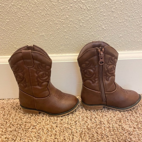 Cat & Jack Western Boots Size 7T - Picture 5 of 5